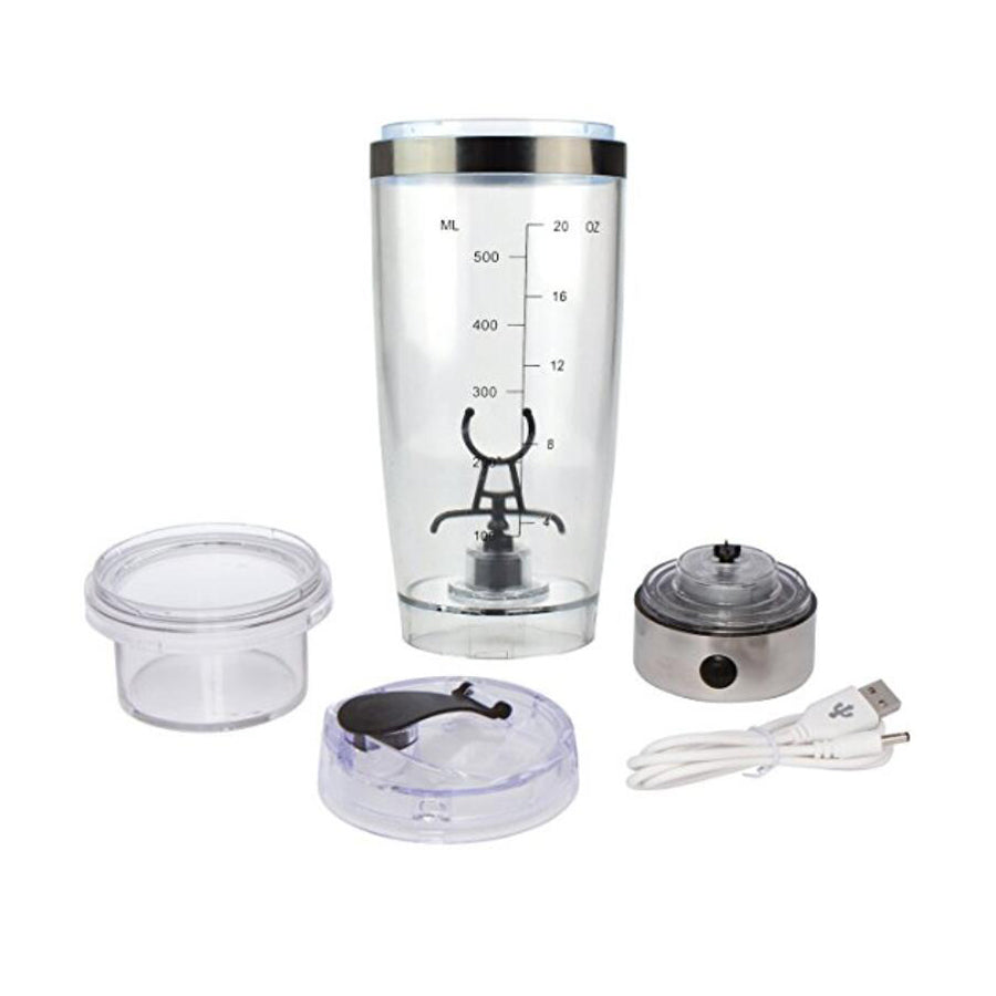 600ml Usb Protein Shaker Bottle Vortex Mixer Blender Portable Stirring  Blender Cup