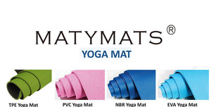 Matymats Yoga Mat Set High Quality Non Slip TPE Mats Thick 1/4 with Yoga Towel Starter preferred Free Socks