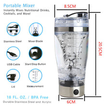 450ml BPA Free Blender Water Bottle Automatic Movement Fruit Infuser