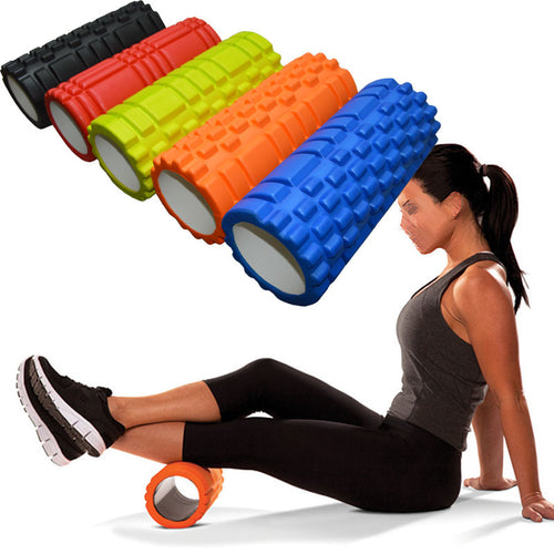 5 Colors Yoga Fitness Equipment Eva Foam Roller Blocks Pilates Fitness Gym Exercises Physio Massage Roller Yoga Block